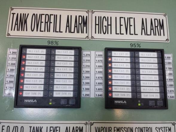 TANK OVERFILL ALARM